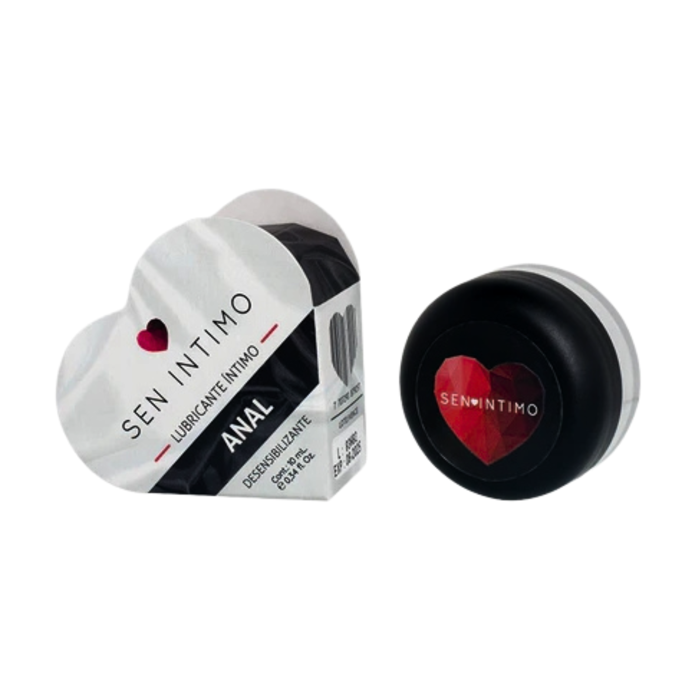 LUBRICANTE CON ANESTESIA BASE DE AGUA HIDRATANTE CORAZON SENINTIMO 10ML