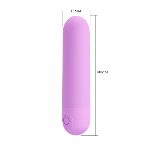 BALITA VIBRADORA RECARGABLE COLORES: LILA