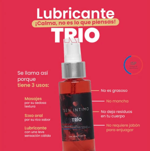 LUBRICANTE TRIO PLACER SENINTIMO 30ML