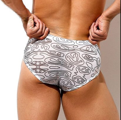 TANGA HOMBRE SEMITRANSPARENTE INTIMEN DISTORSION TALLA M