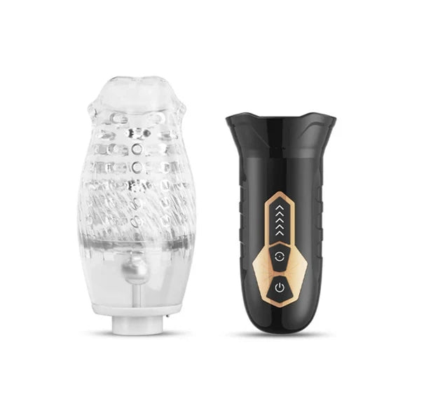 MASTURBADOR MASCULINO ALL AROUND CON MOVIMIENTO, GIRATORIO Y RECARGAGLE