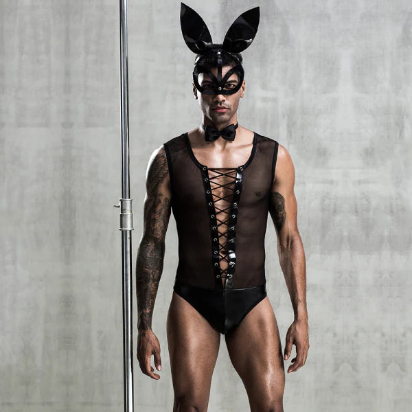 TRAJE MASCULINO CONEJO MALO