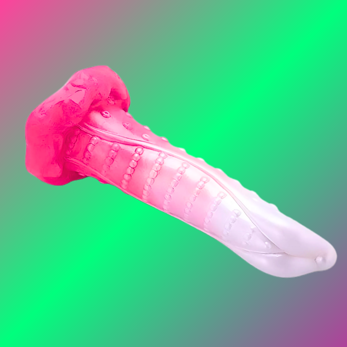 DILDO FANTASÍA ALIEN ROSA CON VENTOSA