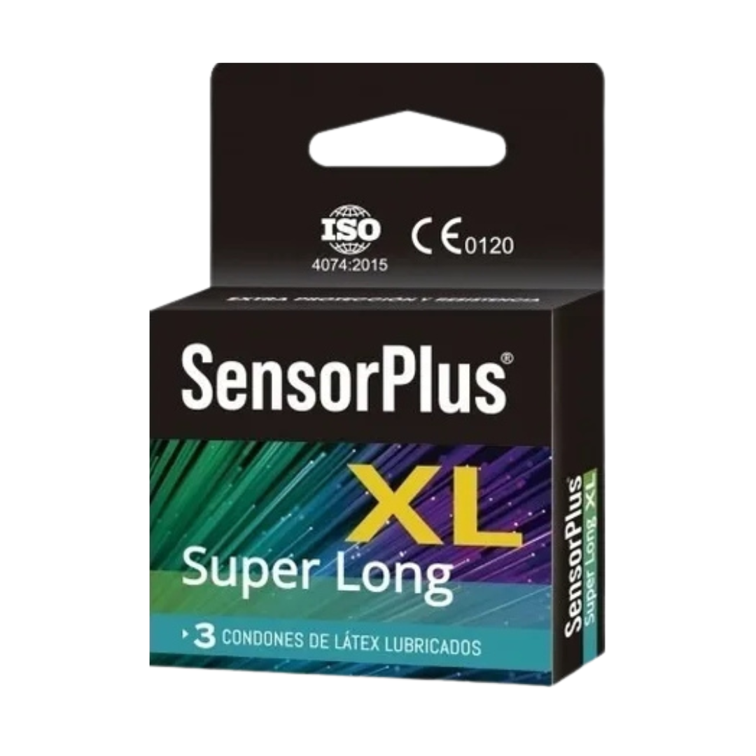 CAJA CONDONES SENSOR PLUS 3 UNIDADES (VARIEDADES)
