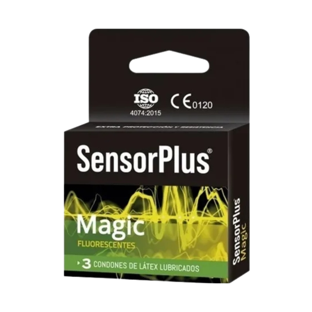 CAJA CONDONES SENSOR PLUS 3 UNIDADES (VARIEDADES)