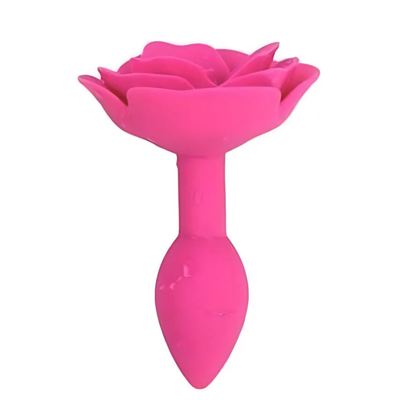 PLUG ANAL DE SILICONA FLOR ROSA
