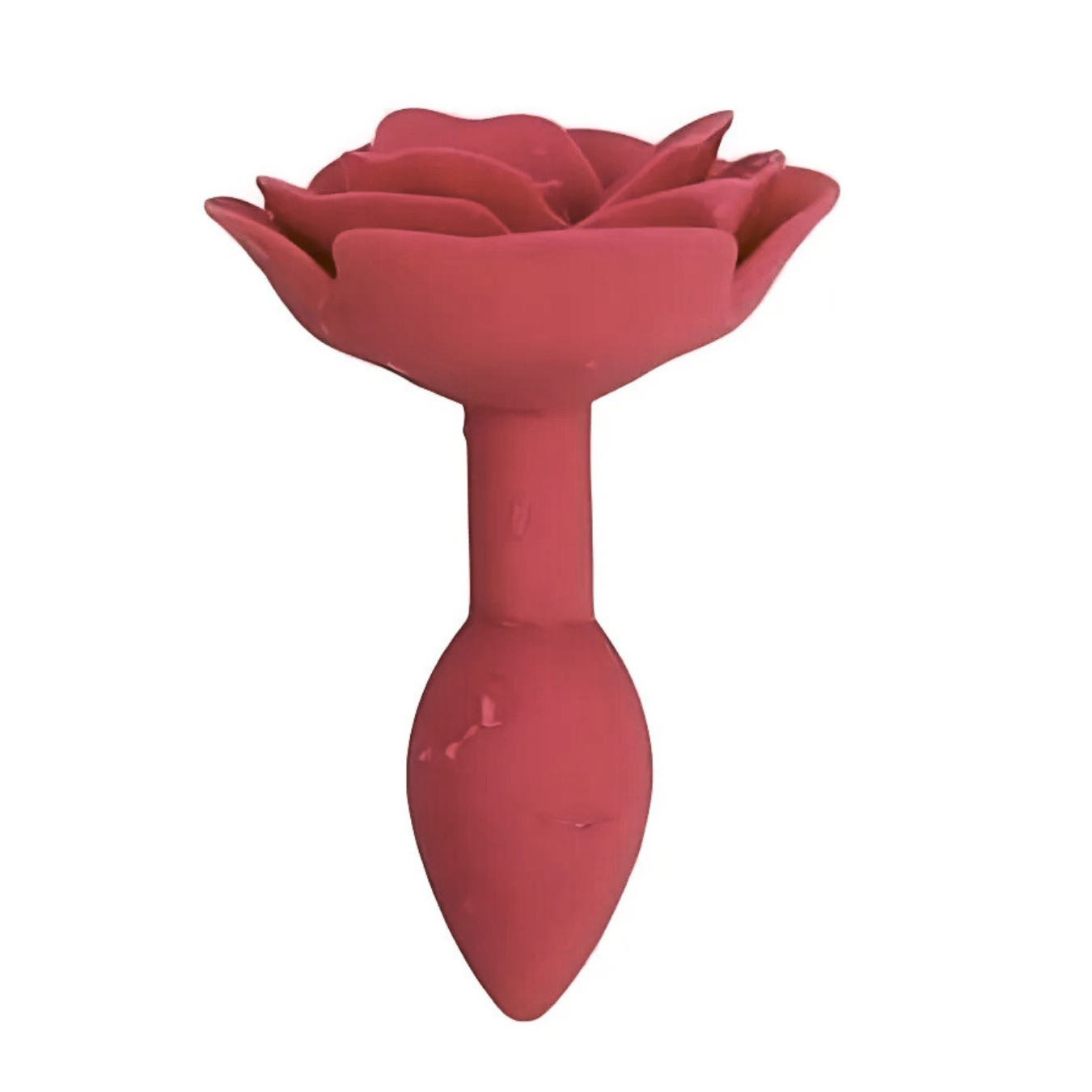 PLUG ANAL DE SILICONA FLOR ROSA