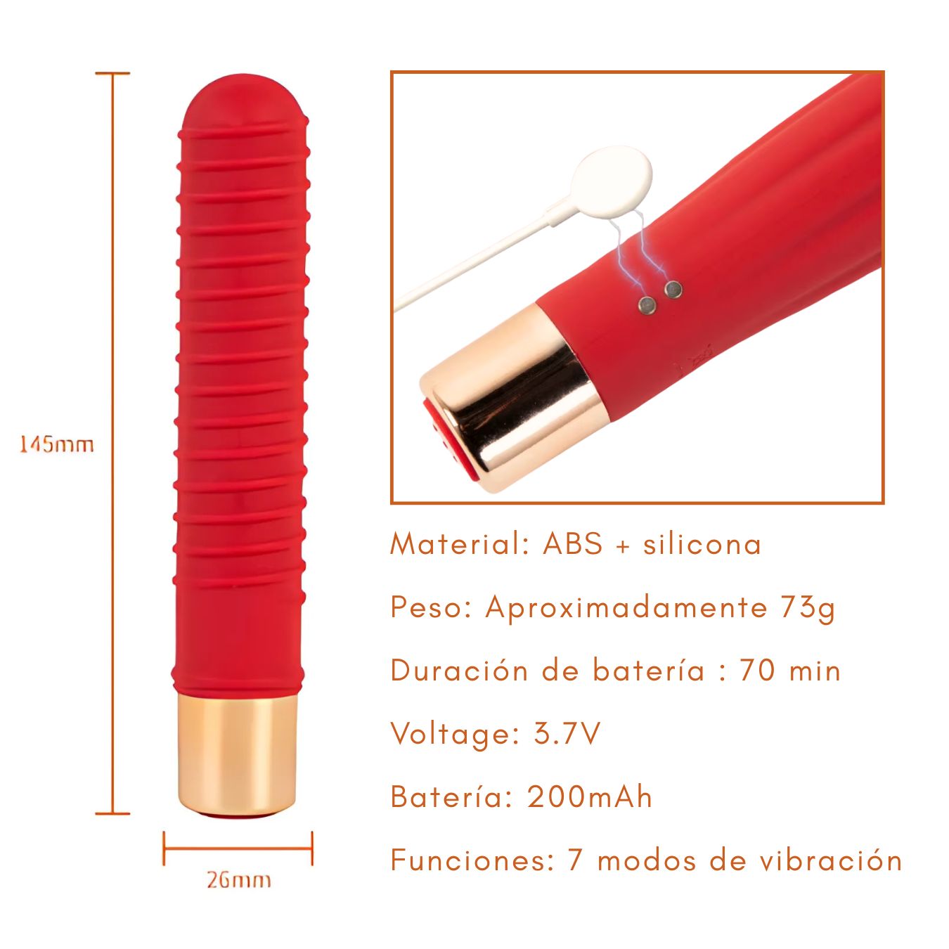 VIBRADOR RECARGABLE THE CUPS