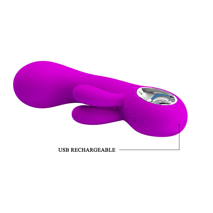 VIBRADOR DUAL RECARGABLE VALENTINE