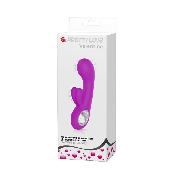 VIBRADOR DUAL RECARGABLE VALENTINE