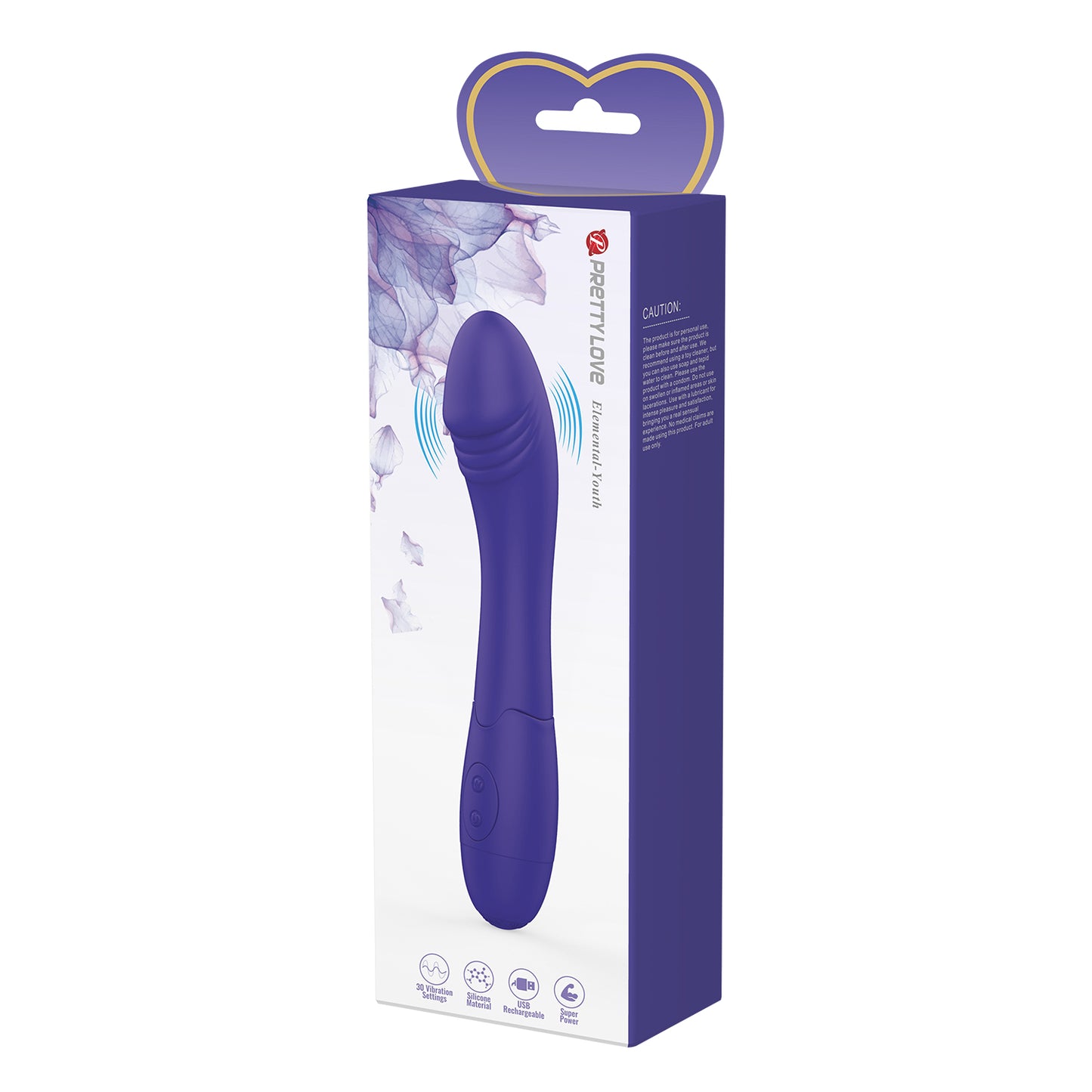 VIBRADOR DE PUNTO G  RECARGABLE NEW ELEMENTAL