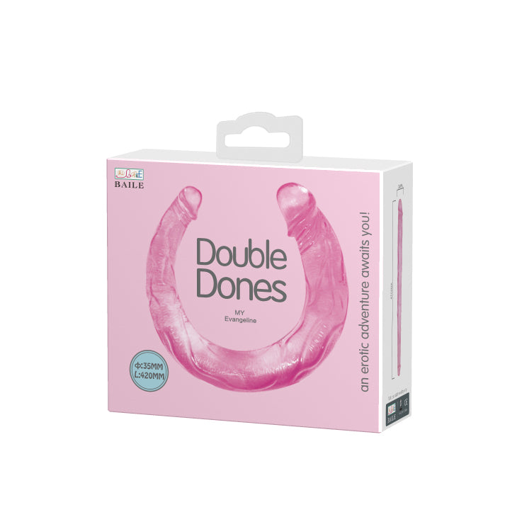 DILDO DOUBLE DONES JELLY BAILE