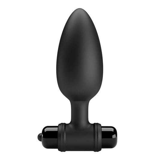 PLUG ANAL VIBRADOR MEDIANO CON BASE