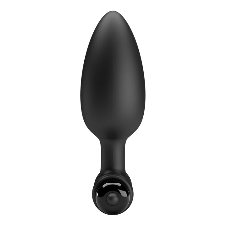 PLUG ANAL VIBRADOR MEDIANO CON BASE