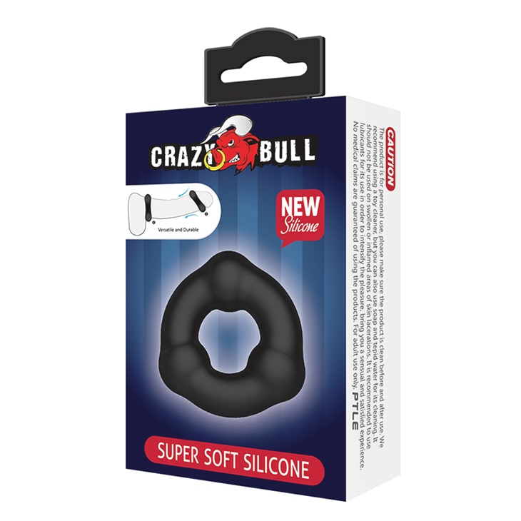 ANILLO ERECTOR CRAZY BULL CON PERLAS