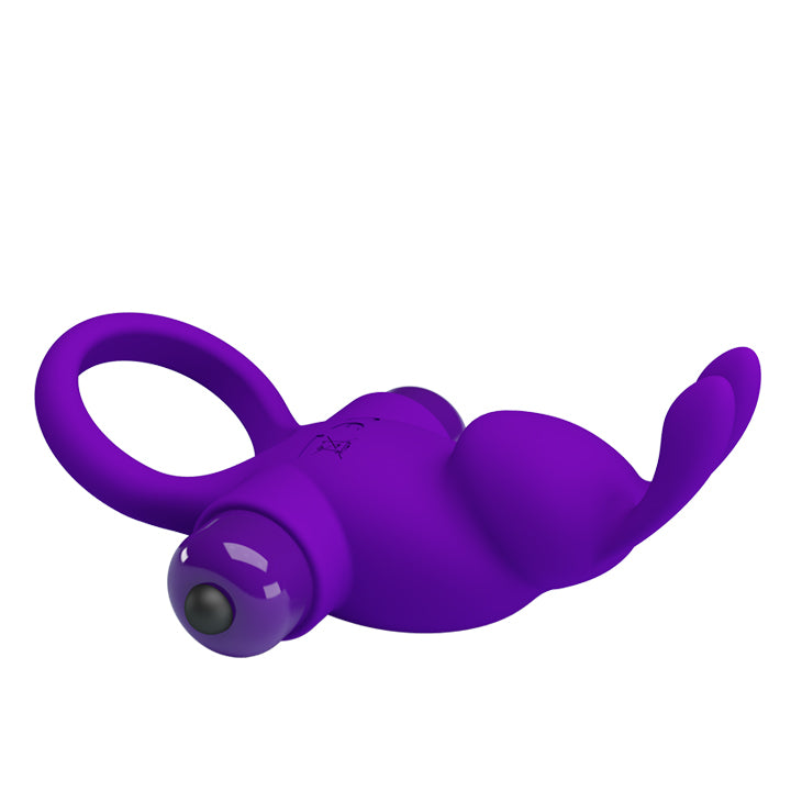 ANILLO VIBRADOR CONEJO MORADO