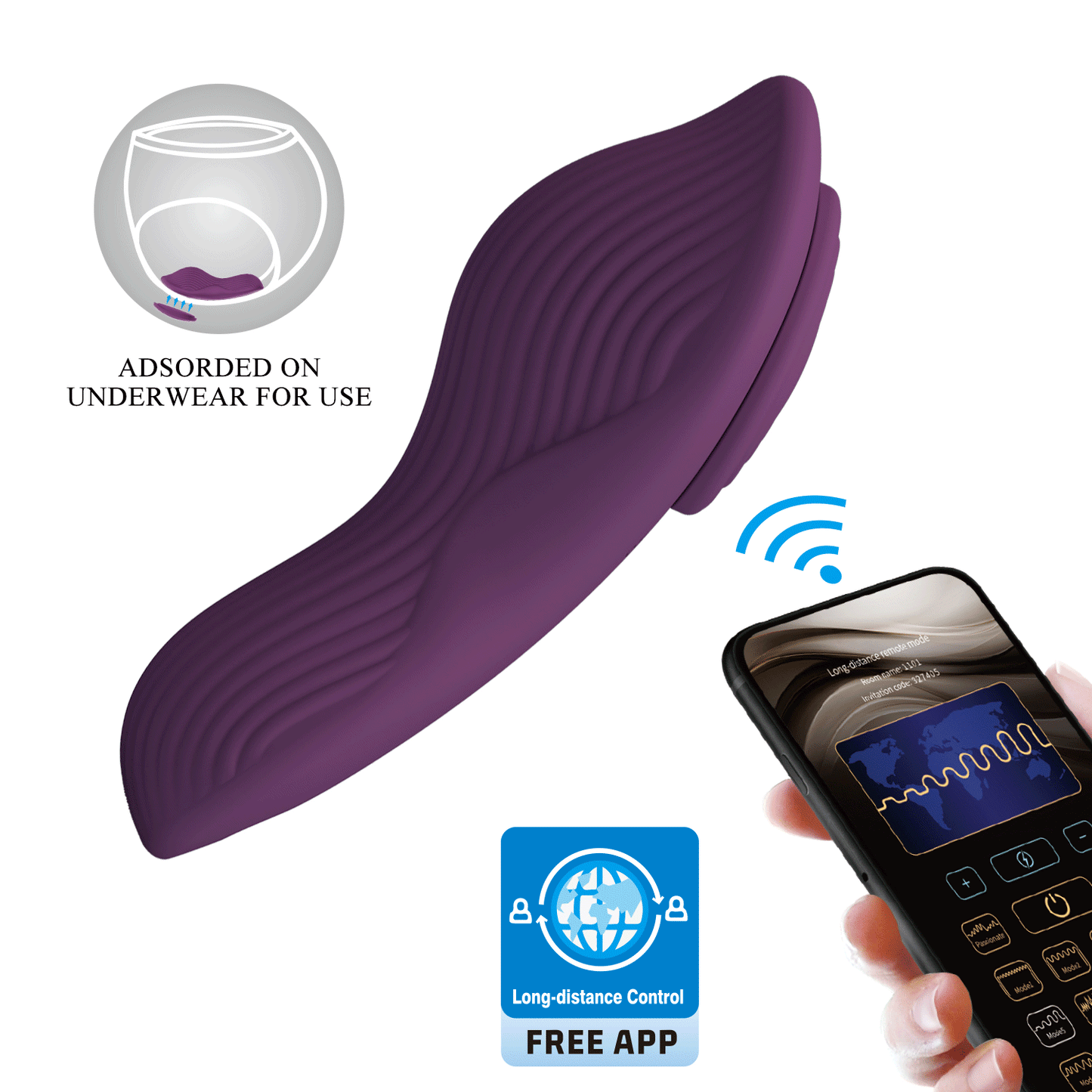 VIBRADOR PARA ROPA INTERIOR MANE