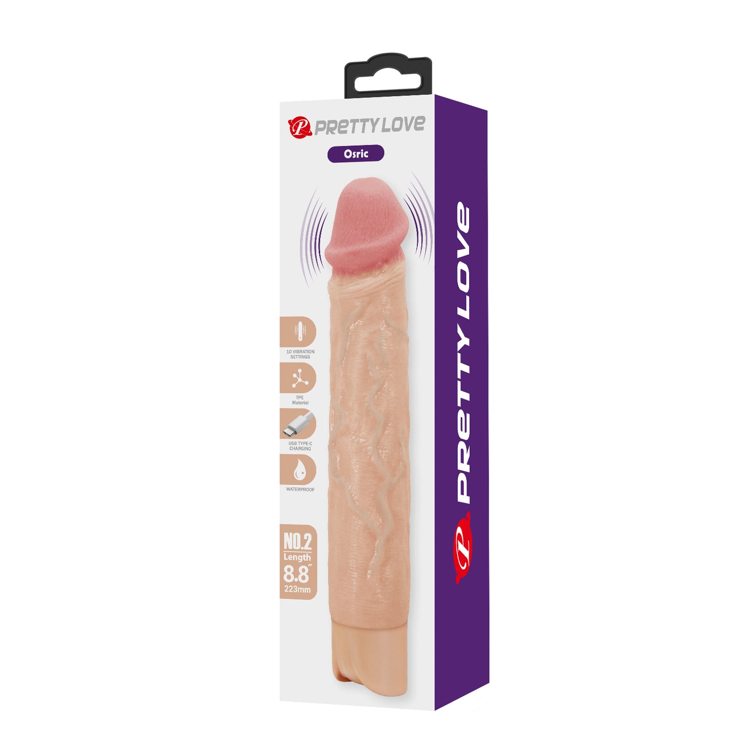 VIBRADOR REALISTA RECARGABLE RUFUS PRETTY LOVE