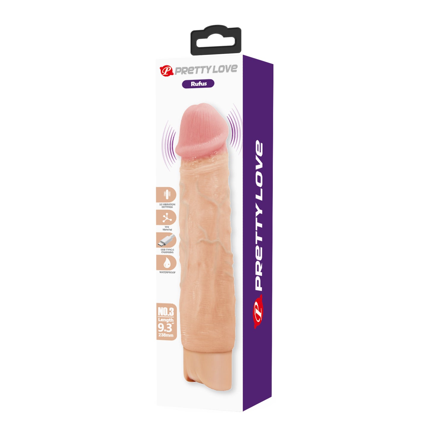VIBRADOR REALISTA RECARGABLE OSRIC PRETTY LOVE