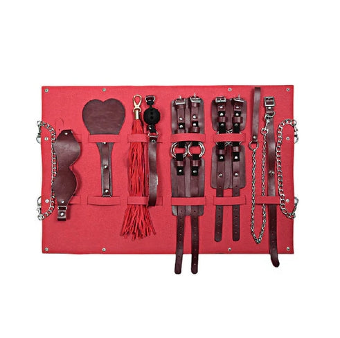 SET BONDAJE 7 PECADOS (ROJO)
