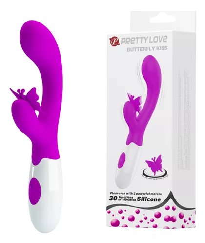 VIBRADOR DUAL BUTTERFLY KISS