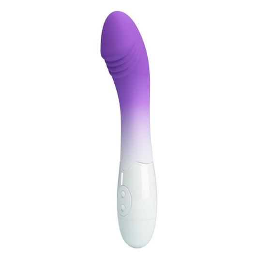 VIBRADOR ELEMENTAL LILA-BLANCO