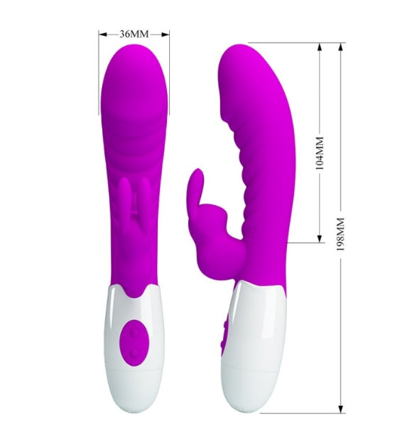 VIBRADOR DUAL NAUGTHY BUNNY