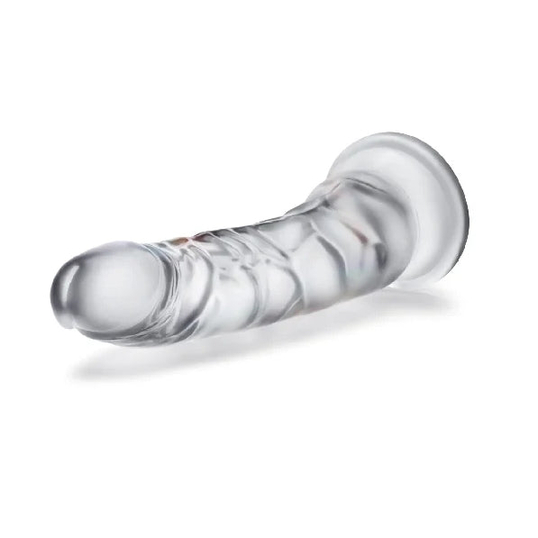 DILDO CRYSTAL CON VENTOSA BLUSH 7 PULGADAS (18cm)