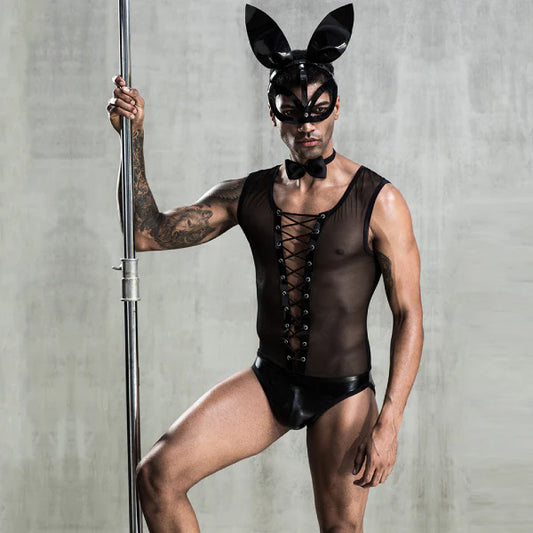 TRAJE MASCULINO CONEJO MALO