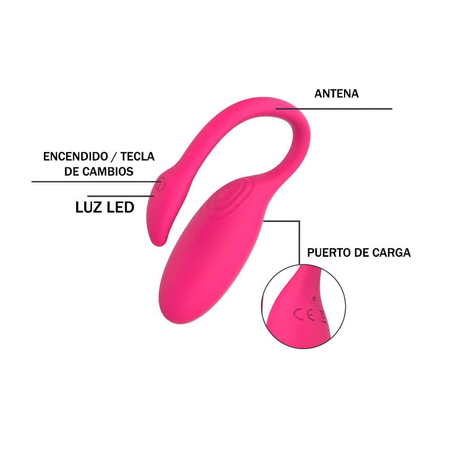 VIBRADOR CON CONTROL POR APP FLAMINGO