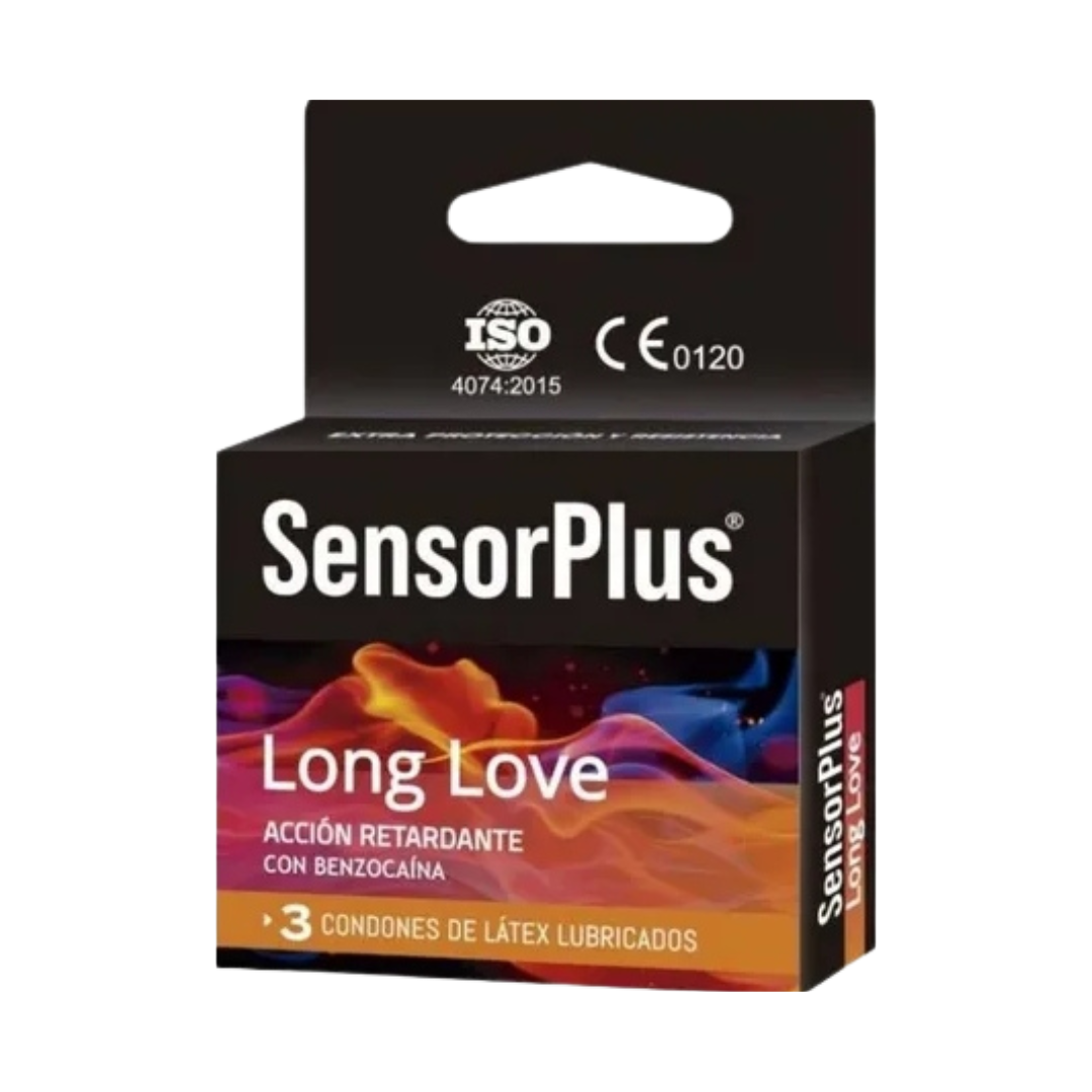 CAJA CONDONES SENSOR PLUS 3 UNIDADES (VARIEDADES)