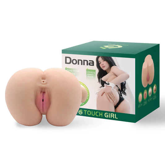 MASTURBADOR VIBRADOR DOBLE REALISTA DONNA