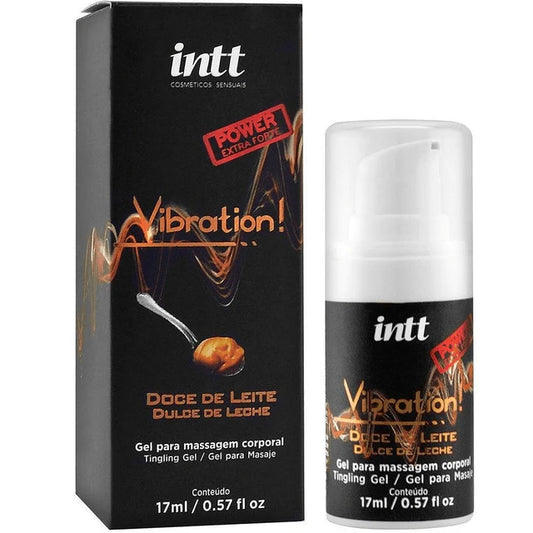 GEL VIBRADOR LÍQUIDO DULCE DE LECHE INTT